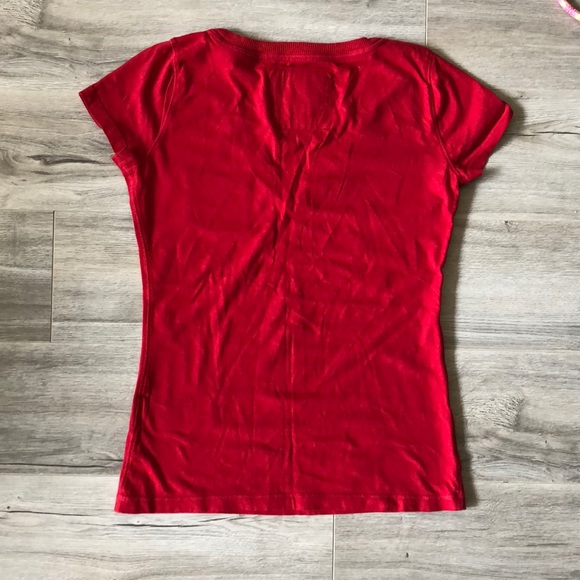 A&F Slim V-Neck Tee - Picture 2 of 4